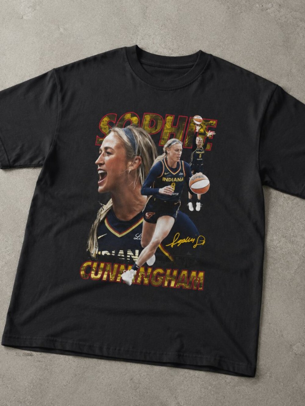 Sophie Cunningham Shirt, Vintage Indiana Basketball Tee, Retro Graphic Sports